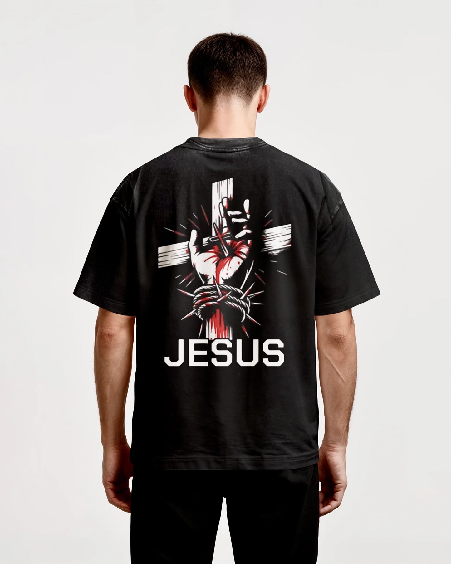 Polera Vintage Cristiana - Estilo Desgastado