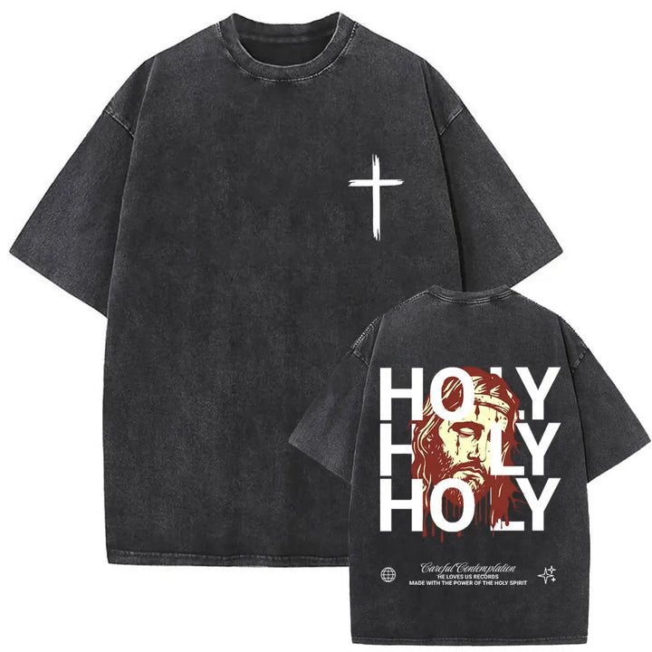 Polera Vintage Cristiana - Estilo Desgastado