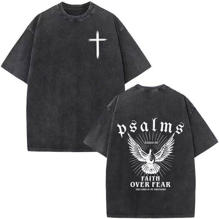 Polera Vintage Cristiana - Estilo Desgastado