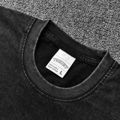 Polera Vintage Cristiana - Estilo Desgastado