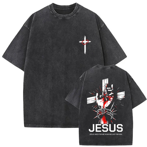 Polera Vintage Cristiana - Estilo Desgastado