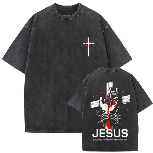 Polera Vintage Cristiana - Estilo Desgastado
