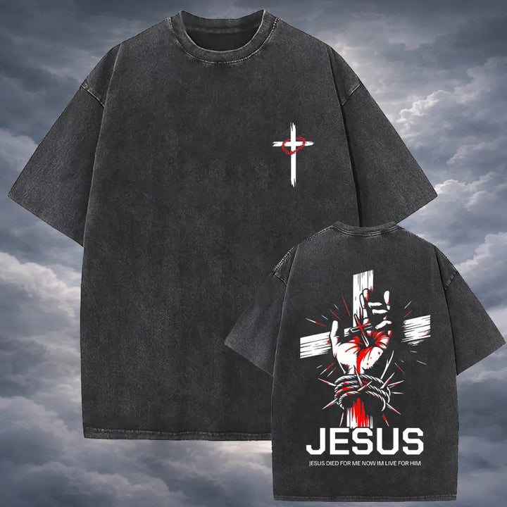 Polera Vintage Cristiana Jesus - Estilo Desgastado