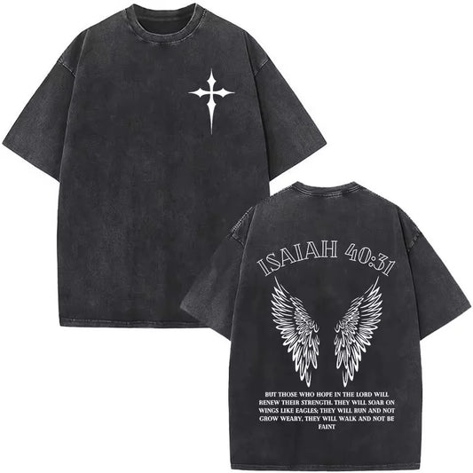 Polera Vintage Cristiana - Estilo Desgastado