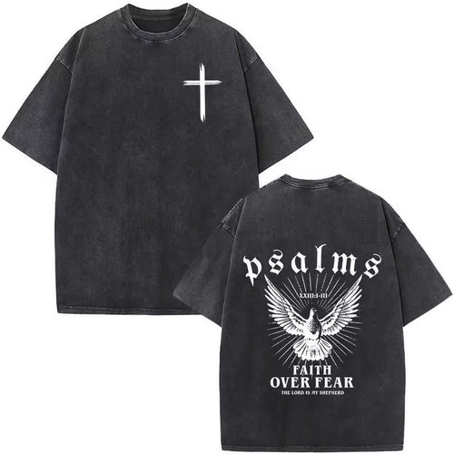 Polera Vintage Cristiana - Estilo Desgastado