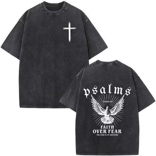 Polera Vintage Cristiana - Estilo Desgastado