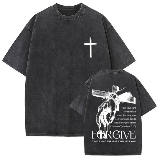 Polera Vintage Cristiana - Estilo Desgastado