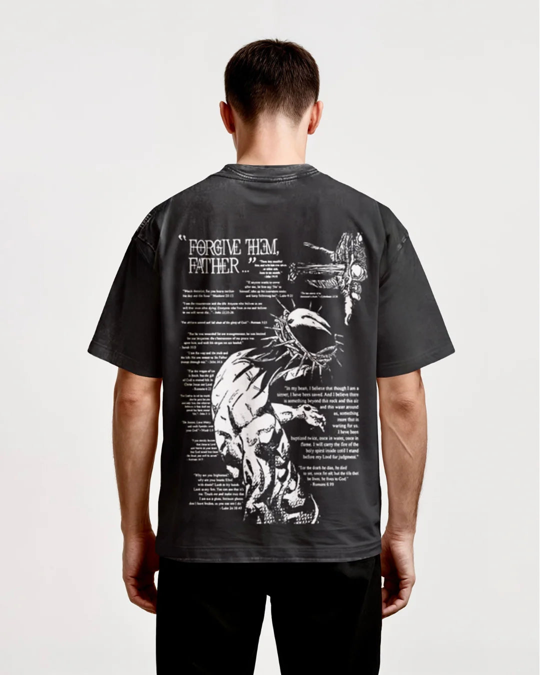 Polera Vintage Cristiana - Estilo Desgastado